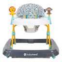 Smart Steps Trend Activity Walker with Removeable Toy Bar, Multi-Directional Front Wheels, Tray, Adjustable Height and Flat Fold Frame for Storage, Ages 6 Months +, Zoo-ometry Grey