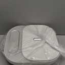 Collapsible Foot Spa Bath with Heat and Massage Rollers, Bubble, Foot Pedicure Kit, Temperature Control, Red Light, Pedicure Foot Spa, Foot Bath