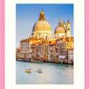 Wyooxoo 16x20 Picture Frame Pink Solid Wood Photo Frames Display Pictures 12x16 with Mat or 16x20 Without Mat Colorful Frame For Horizontal Vertical Wall Mounting