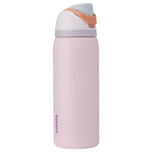 Owala FreeSip Insulated Stainless Steel Water Bottle with Straw for Sports and Travel, BPA-Free Sports Water Bottle, 24 oz, Sugar Spice Pink