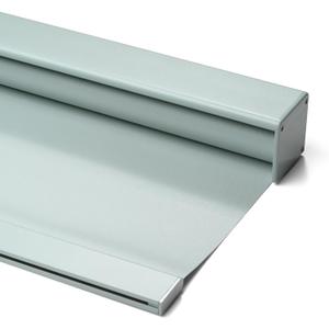 Boolegon Blackout Cordless Roller Shades, Window Blind with Thermal Insulated, UV Protection Fabric, Free-Stop System Roller Blind for Home, Office, Gray, Custom Size