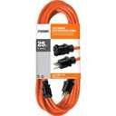 PRIME BRAND Extension Cord, General Use Indoor/Outdoor, 16 AWG, 3-Conductor Grounded, 25', Safety Orange