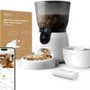 ARENTI Automatic Cat Feeder and Water Dispenser with Camera, 2K Adjustable View & Invisible Privacy Mode, 4.5L Cat Food Dispenser Fountain Combo, 5G/2.4G WiFi, 2-Way Audio, AI Alerts, Battery Backup