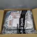 zesthome 8x10 Area Rugs-Washable Rug for Living Room, Non-Slip Backing Rugs, Stain Resistant 8x10 Rug for Bedroom, Ultra-Thin Low Pile Rugs, Vintage Large Home Decor (Blue/Ivory)