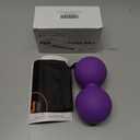 5BILLION FITNESS Peanut Massage Ball,Double Lacrosse Ball and Mobility Massage Ball for Physical Therapy - Deep Tissue Massage Tool for Myofascial Release, Muscle Relaxer, Acupoint Massage (Purple)