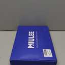 MIULEE Faux Linen Curtains 63 Inch Length 2 Panels Natural White Semi Sheer Curtain with Back Tab Rod Pocket, Light Filtering Window Privacy Burlap Drapes for Living Room Bedroom 42W x 63L