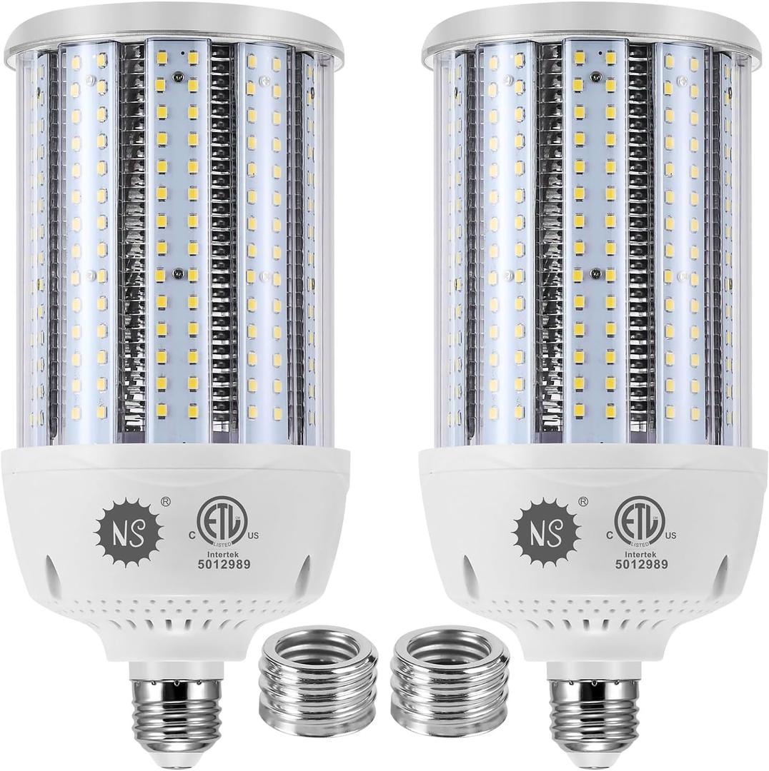 NS 1000W Equivalent LED Corn Light Bulbs,100W Led Corn Bulb 15000 Lumens 5000K Daylight White,E26/E39 Base LED Bulbs,Large Area Lights for Indoor Outdoor Warehouse Garage Backyard High Bay Lighting