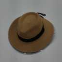 FURTALK Panama Hat Sun Hats for Women Men Wide Brim Fedora Straw Beach Hat UV UPF 80+ (Large-X-Large, Black+white Ribbon)
