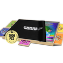 Puzzle Ready Large 2000-Piece Puzzle Board - 41" x 32" Puzzle Table with 5 Colorful Drawers, Cover Mat, Felt Workspace & Carrying Handle – Ideal Game Table for Adults & Children