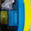 Bounce House Blower High Power Inflatable Air Blower Large PVC Bounce Castles Water Slide & Event Inflatables IPX4 Waterproof, 110-120V with 6 Stakes-1HP 750W