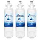 SETFEEL Adq360061 Water Filter Replacement for LG Refrigerator Lt700p Adq36006101 Lfds22520s,Fit Kenmore 9690 469690 Adq36006102 Lfxc24726s Lfxc29626s Rwf1200a Water Filter, 3-Pack