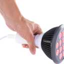 hooga Red Light Therapy Bulb, 660nm & 850nm Red & Near Infrared Light, 12 Dual-Chip LEDs, Targeted Light Bulb with Base & Braided Power Cord for Home Wellness Routine, HG24