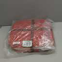 Sweet Home Collection Chair Cushion Memory Foam Pads with Ties Honeycomb Pattern Slip Non Skid Rubber Back Rounded Square 16" x 16" Seat Cover, 2 Pack, Aria Burgundy