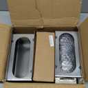 1 Pair Steel Trailer Housing Box w/ 6" OVAL Clear Lens Tail LED Light And 2" Round Clear Marker LED Light Rear Lamp Assembly Pilotos Traseros Conjunto