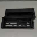 Magnetic Water Bottle Holder for Refrigerator, Cup Holder Organizer for Stanley and Tumbler for Kitchen, 4 Pack, Black