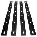 Flat Metal Plate Support for Tabletop , size 24x1.5 in