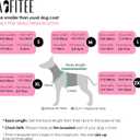 AOFITEE Dog Coat, Waterproof Dog Jacket for Winter, Warm Fullbody Dogs Snowsuit, Winter Coat for Small Dogs, Zip Up Pet Puffer Jacket Fleece Vest, Outdoor Reflective Cold Weather Pet Coats, Medium