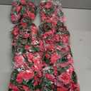 8Pcs 63Ft Fuchsia Rose Garland, Fake Flower Vines, Artificial Vine Flowers, Rose Hanging Garland for Party Wedding, Garden, Room Table, Christmas, Backdrop Wall Arch Decor