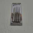 Farberware Triple-Riveted 4-Piece Steak Knife Set, High-Carbon Stainless Steel, Razor-Sharp Knives, Kitchen Knives, Set of 4, Grey
