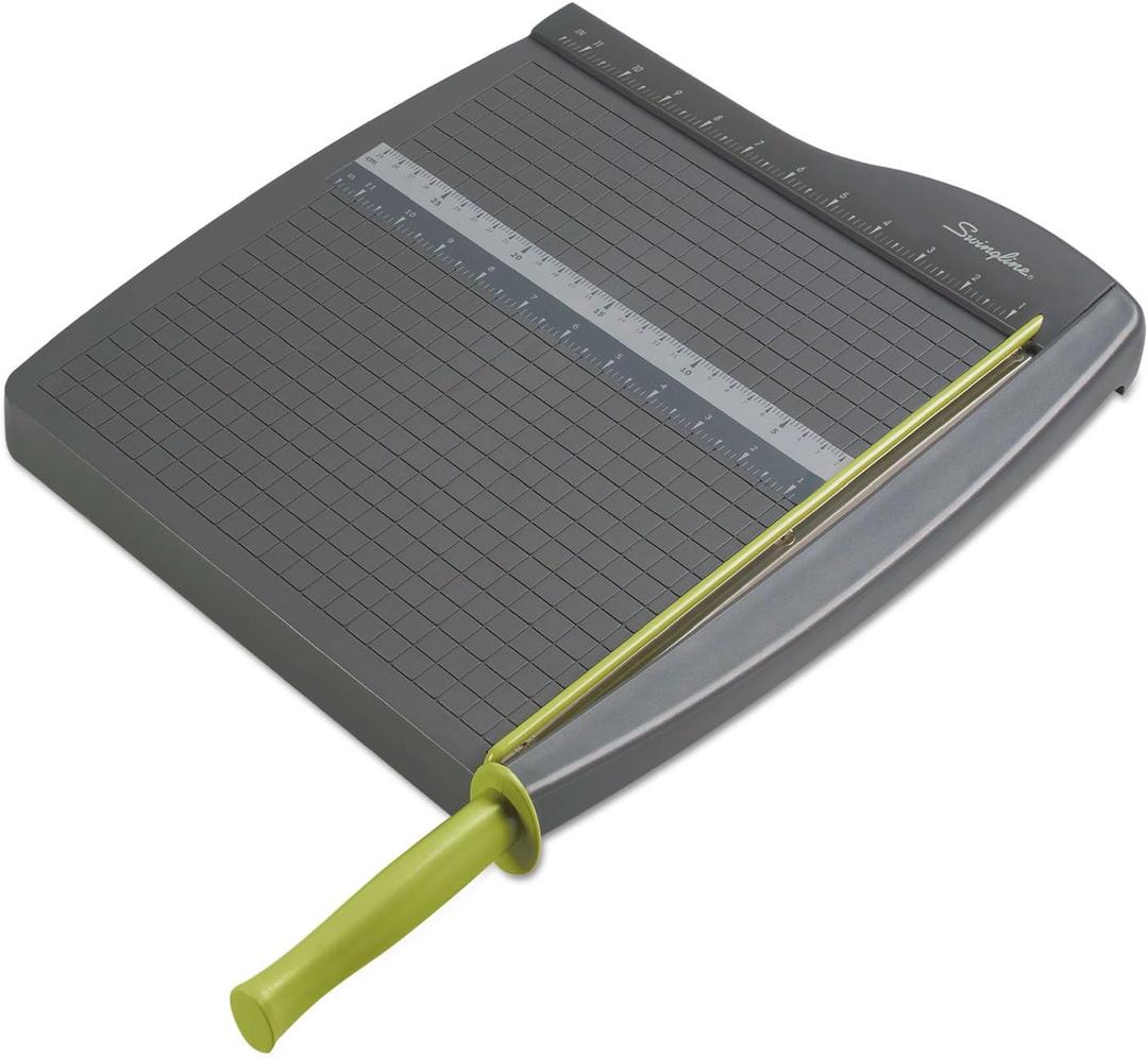 Swingline Paper Cutter, Guillotine Trimmer, 12" Cut Length, 10 Sheet Capacity, ClassicCut Lite (9312) (10 Sheet Capacity)
