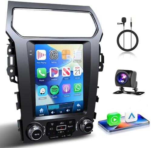 【4+64G】Car Stereo For Ford Explorer Radio 2011-2019 Upgrade Android Stereo Wireless Carplay Android Auto,9.7" Touchscreen Car Radio GPS,WiFi,32EQ DSP,Bluetooth 5.1,SWC,Backup Camera for Explorer Radio 【4+64G】Car Stereo For Ford Explorer Radio 2011-2019 Upgrade Android Stereo Wireless Carplay Android Auto,9.7" Touchscreen Car Radio GPS,WiFi,32EQ DSP,Bluetooth 5.1,SWC,Backup Camera for Explorer Radio