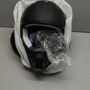 Youth Dirt Bike Helmet DOT Certified - Full Face Motorcycle Helmet for Off-Road, ATV, Street Riding, Includes Adjustable Goggles & Protective Gloves (Medium, BLACK)