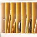6 Set Trim-to-Fit Wood Tray Dividers for Cabinet, Cookie Sheet Organizer, Multi Layer Embedded Plug-in Board Storage, Cuttable DIY Storage Divider Insert for Kitchen Bedroom Cabinet Closet