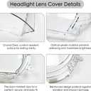 Headlight Lens Covers Replacement for Range Rover L322 2010-2012