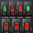 KAIWEETS Electrical Test Kit, Non-Contact Voltage Tester and GFCI Outlet Tester with LCD Display, Wiring Fault Checker, Outlet Tester Kit for Electrician, DIY, 2-Piece