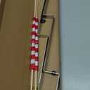 Flag Staff Spike Holder, Grave Marker, Cemetery Memorial Stand for Burial flag Display American Stick flag Holder For Planters, Yard Displays,Headstone, Memorial Day Decoration and Military Tributes (2)