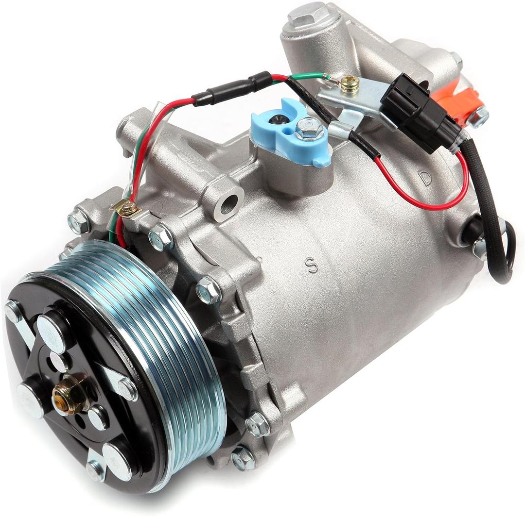ECCPP AC Compressor with Clutch 2007-2015 fit for Honda Civic for Honda CR-V 2.4L 2007-2012 Fit for Acura RDX 2.3L AC Compressor TRSE09