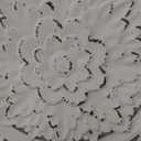 White Mandala Wood Carving Panel, Wall Art Hanging Teak Wood Wall Art Decor Asian Art Thai Wood Lotus wooden Carve Home Decor, 3 Pcs