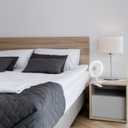 Genesis 6-Inch Clip Convertible Table-Top & Clip Fan Two Quiet Speeds - Ideal For The Home, Office, Dorm, More Off White (1 pack white)