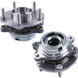2Pcs Front Wheel Bearing Hub Assembly 513296 Compatible with Nissan Altima 2007-2018 & for Maxima 2009-2019 & for Quest 2011-2017 & for Infiniti QX60 2014-2019 Wheel Hub with 5 Lug ABS