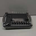 Dish Drying Rack Compact Expandable - A Space-Saving, Stainless Steel, Rust-Resistant Dish Drainer for Kitchen and Apartment Countertops/Sink Cabinets, Extendable from 11.42 to 19.9 inches(Black) (Single)