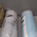 EHEYCIGA Orthopedic Dog Beds for Extra Large Dogs 44x32Inch, Waterproof Memory Foam XL Pet Bed with Sides, Non-Slip and Egg-Crate Foam Big Dog Couch Bed with Washable Removable Cover, Lilac and Washed Blue 2-Pack