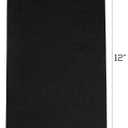 CleverDelights 8 x 12 Inch Black Foam Sheets - 10 Pack - 1/4" (6mm) Extra Thick Craft Sheets