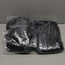 Buself X-Large 100 Count Shoe Covers Disposable Non-Slip, Premium Cloth Boot Covers, Slip-resistant, Durable, Breathable, Non-toxic, Recyclable, Stretchable Fits Up to Size 13 US Men - Black