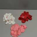 Libima 30 Pcs Valentines Day Heart Balloons 12 Inch Sweetheart Latex Heart Balloons XOXO Kiss Me Be Mine for Propose Galentines Wedding Engagement Anniversary Valentines Party Decor(Red Pink White)