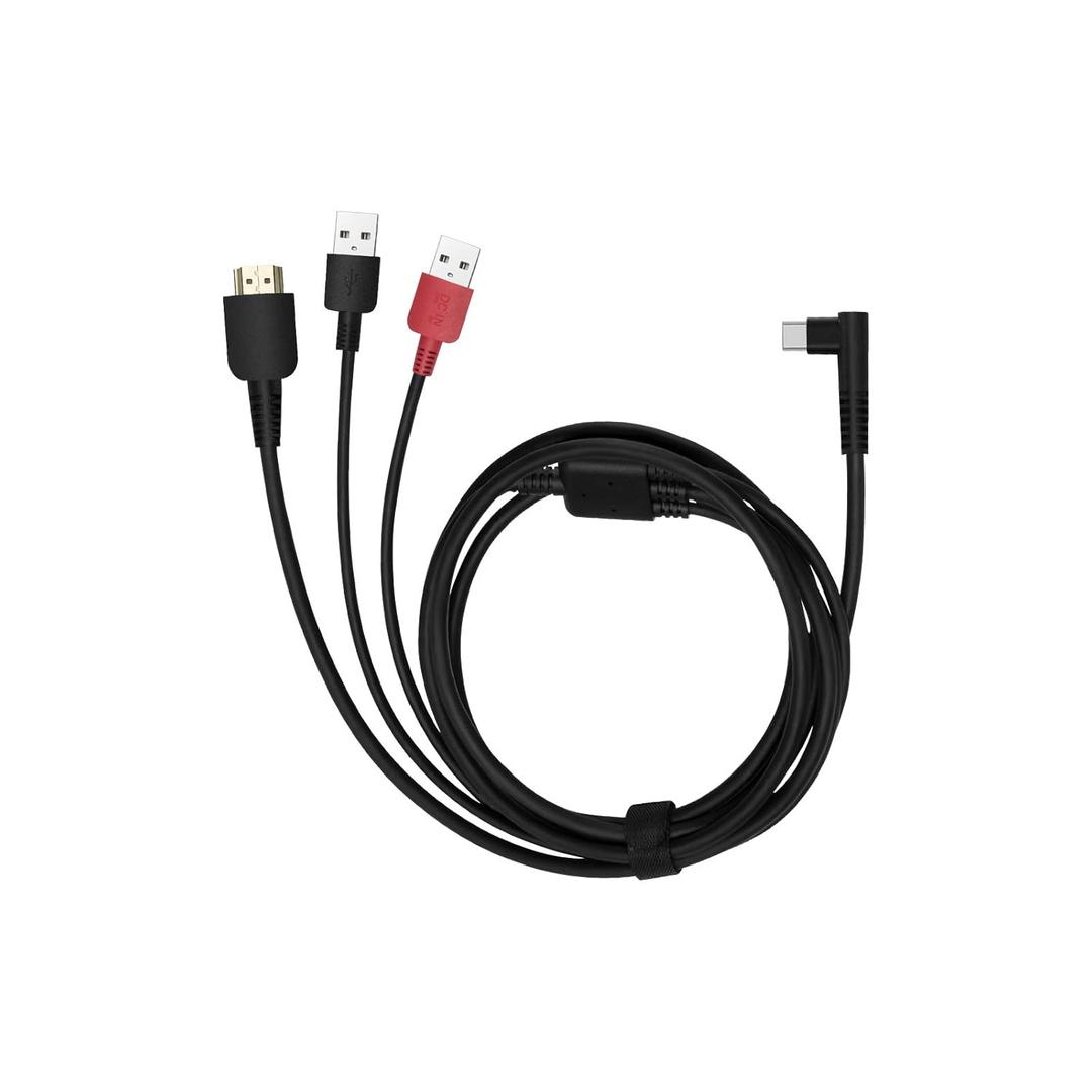 HUION CB05A 3-in-1 Cable, Compatible with Kamvas 12/13/16 (2021), Not Compatible with Kamvas Pro 12/13/16, 13(Gen 3)/16(Gen 3)