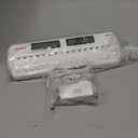 Tenergy TN438 16 Bay Battery Charger for AAA and AA Rechargeable Batteries, AA/AAA NiMH/NiCd Rechargeable Batteries Charger with AC Wall Adapter and Car Adapter