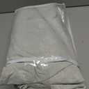 PANGSINNE 100% Blackout Cream Linen Curtains for Living Room - Back Tab Thermal Insulated Farmhouse Drapes Room Darkening for Bedroom, Natural 90 Inch Length 2 Panels Set