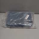 PATIKIL Plastic Fast Food Serving Tray, 6 Pcs 12.2" x 8.9" Reusable Rectangular Cafeteria Serving Platter for Party Kitchen Restaurant, Dark Blue