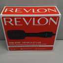 REVLON One-Step Hair Dryer and Styler, All-in-One Detangling and Straightener Brush for Salon-Quality Smooth, Straight Hair, More Shine and Less Frizz, Black (1 Count (Pack of 1))