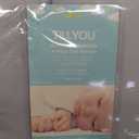 TILLYOU Microfiber Crib Bumper Gray