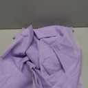 OWENIE Sheer Curtains 84 inches Long for Bedroom Living Room 2 Panels Set, Rod Pocket Soft Light Filtering Privacy Fimly Sheer Curtains & Drapes, Solid Purple Window Treatments, 42Wx84L