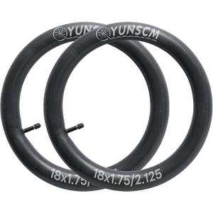 2 PCS 18" Bike Tubes 18x1.75/2.125 AV32mm Schrader Valve 47/57-355 Bicycle Tube Compatible with 18 X 1.75 18 X 1.90 18 X 1.95 18 X 2.0 18 X 2.10 18X2.125 Bike Tire Tube