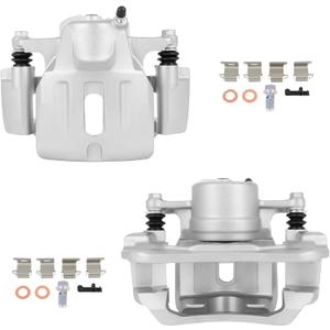 SCITOO 19B2664 19B2665 Front Left & Right Disc Brake Calipers Assembly w/Bracket For Toyota For Highlander 2001-2007