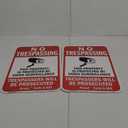 SmartSign California No Trespassing Property Protected By Video Surveillance Sign (Code 602) - 2 Pack, 18 x 12 inch, 2mm Aluminum Composite, Red/Black on White