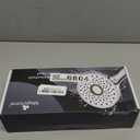 Filtered Shower Head with Handheld, High Pressure 10-Spd Detachable Chrome Showerhead with Stainless Hose, Water Softener Filter Beads for Hard Water - Remove Chlorine, Reduce Dry Itchy Skin (Silver)